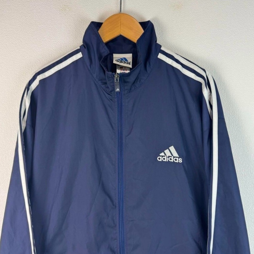 Adidas Men's Dark Blue Windbreaker